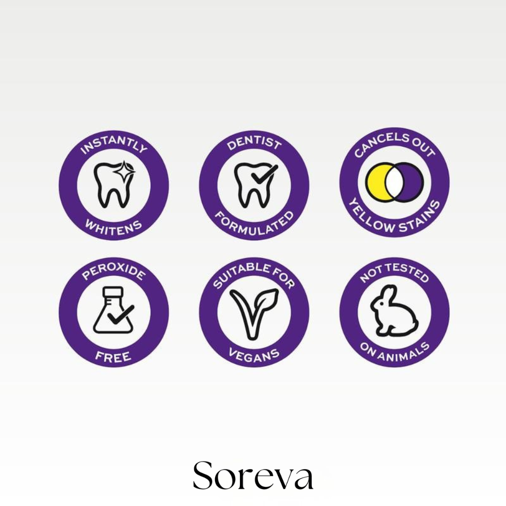 Soreva Purple Teeth Whitening Powder