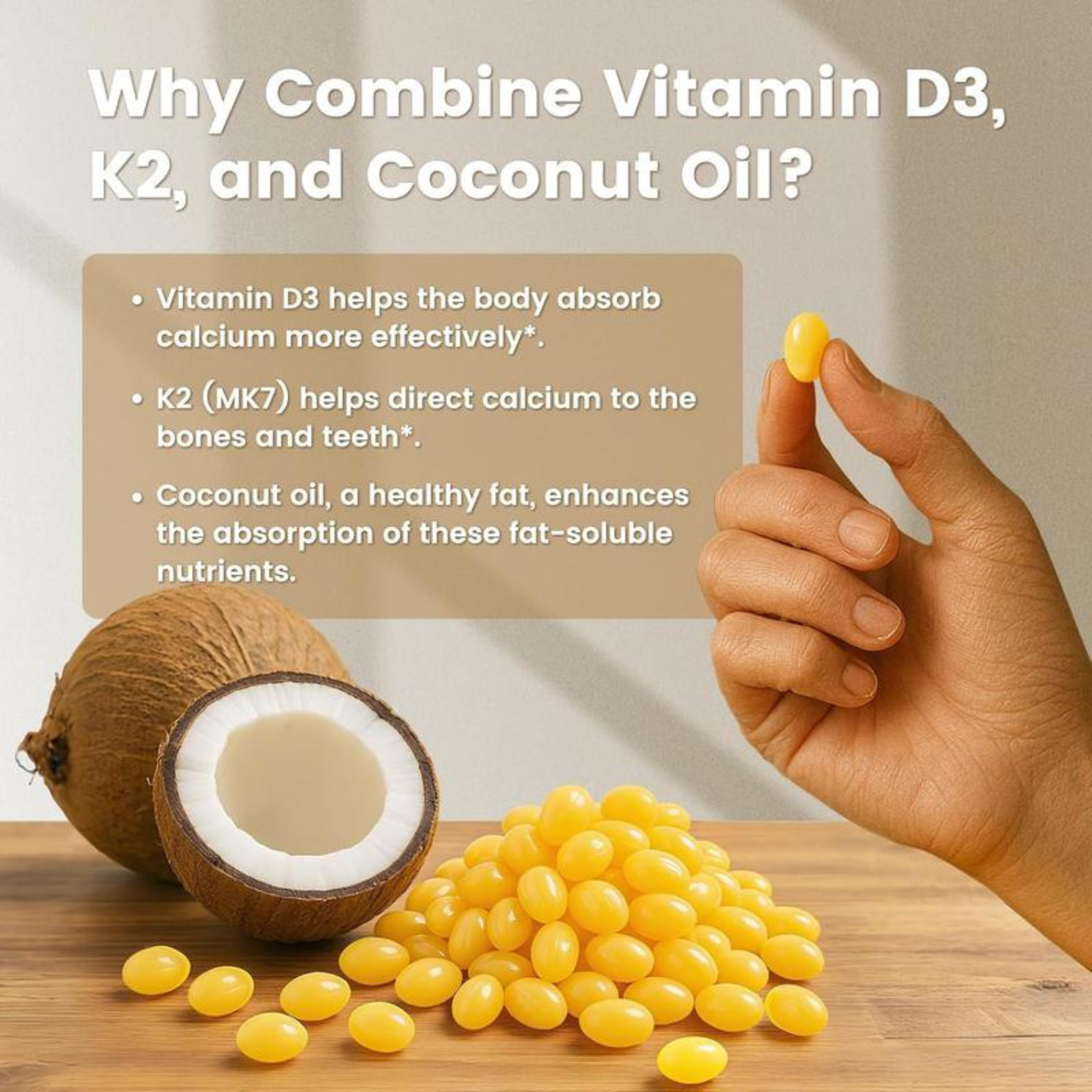 Vitamin D3 K2