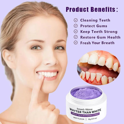 Soreva Purple Teeth Whitening Powder