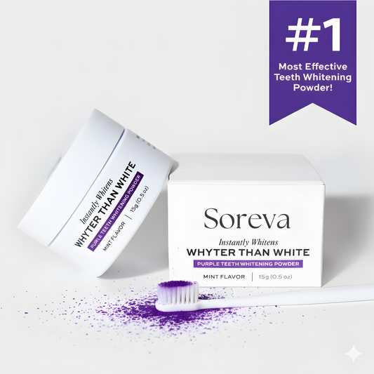 Soreva Purple Teeth Whitening Powder